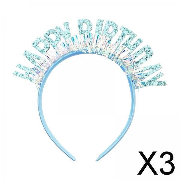 Bandeau Anniversaire Pailleté Joyeux Anniversaire – 10,4 Cm – Élastique – Cadeau Femme Et Fille – Or