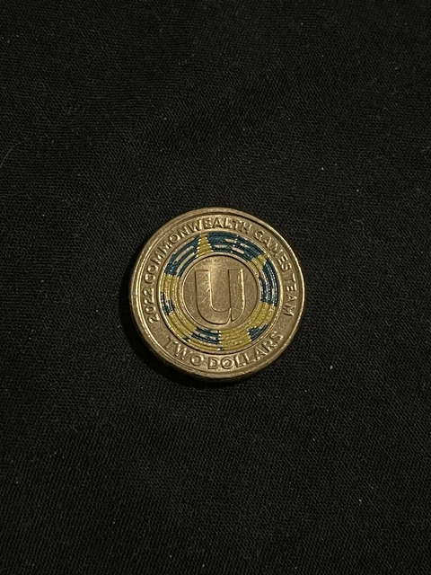 2022 Australian 2 Dollar Coin - XXII Commonwealth Games Birmingham - Letter U