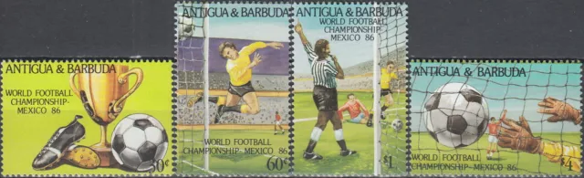 Antigua World Football Championship Mexico 1986 MNH-16 Euro