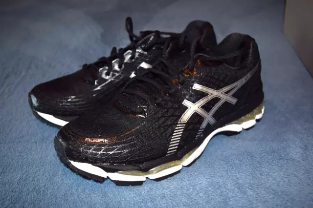 ASICS GEL NIMBUS 17 Mens Sz 10 T507N 9093 Nib Black Silver Onyx 86.00 PicClick