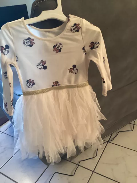 Disney Junior Toddler Girl s Size 3T Minnie Mouse Dress With Frill NWT