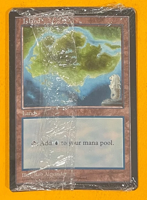 MTG - APAC lands set sealed 'clear' RARE pack of 5. Ultra