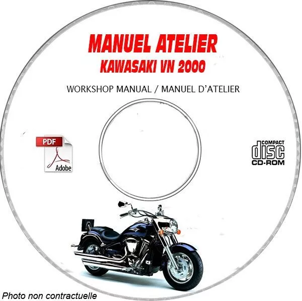 VN 2000 - Manuel Atelier CDROM KAWASAKI FR Expédition - --, Support - CD-ROM -