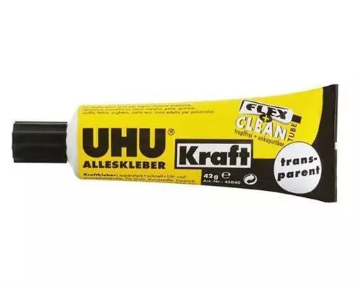 UHU Colle Universelle Puissance Flexible + Nettoyer 42g Tube / 45040