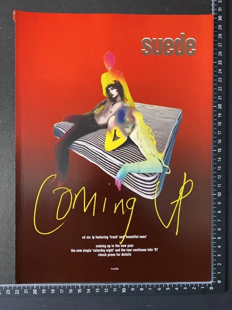 Suede - Coming Up - Original Advert Poster [M14]