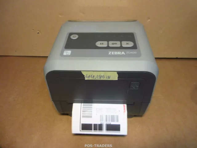 Zebra ZD420 Label Printer Network USB 104mm EtikettenDrucker 44,195 INCH / LINES