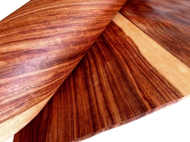 6 Blatt ETIMOE FURNIER RARITÄT EDELHOLZ DESIGN MÖBEL INTARSIE FURNIERBLÄTTER