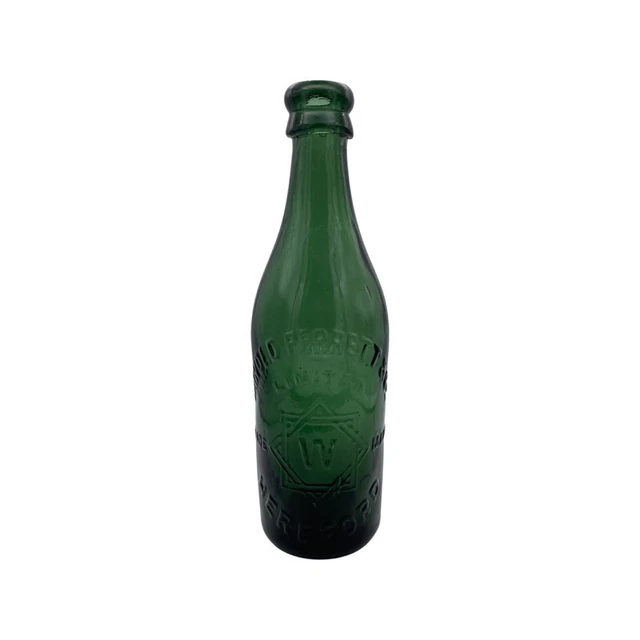 Arnold Perrett & Co Limited Bottle Hereford Herefordshire Green Blob Top Bot