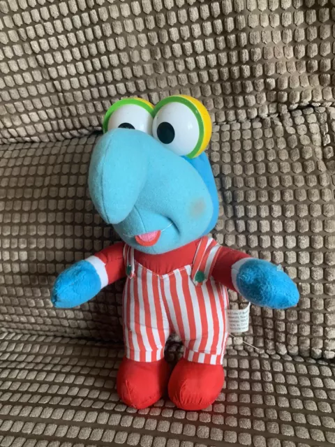 Vintage 1994 Mcdonald's Muppet Babies Holiday Baby Gonzo 11” Soft Plush Toy RARE