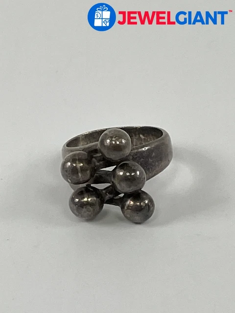 Taxco Sterling Silver 925 Ring Sz 8.00 Made In Mexico 7.6 G #Dl405