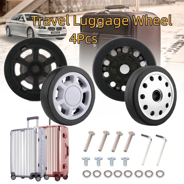 DIY SILENT WHEEL Replacement Replace Wheels Luggage Suitcase EUR 15,60