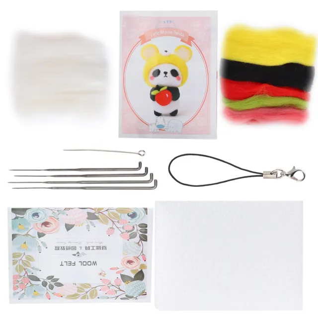 Needle Felting Kit Wool Felting Supplies Animal Plush Doll Toy DIY Accessory 2BD