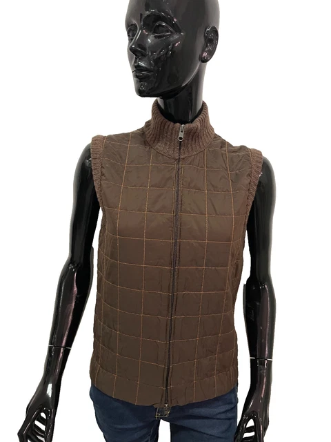 Gilet Femme Terry Lane En Cachemire – Taille L, Couleur Marron Taupe, Neuf