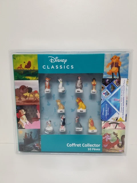 Coffret Collector De 10 Feves Disney Classics