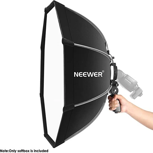 Softbox octogonal más nueva de 26"/65 cm con soporte tipo S