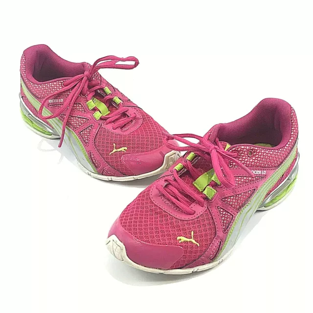 Puma 10 Cell 1.0 Womens Archtec Sport Lifestyle Running Shoes Sz 5 Pink