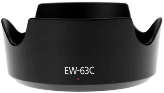LENS HOOD EW-63C PARALUCE adatto per CANON EF-S 18-55mm f4-5.6 IS STM & F3.5