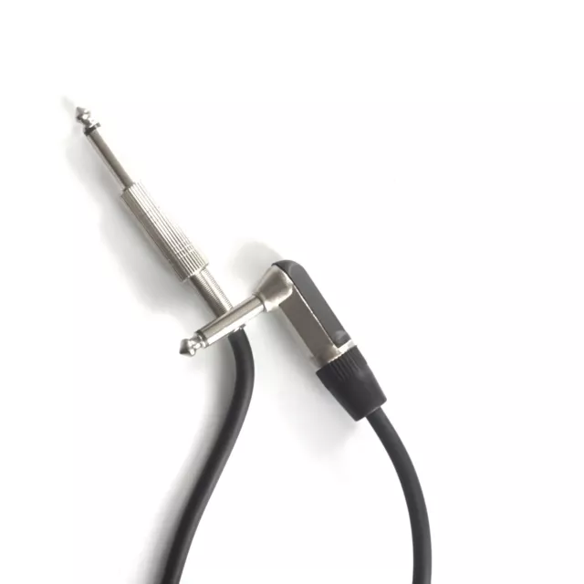 Jack Lead 5 m E-Gitarre Amp Kabel rechter Winkel 90 Grad 6,35 mm