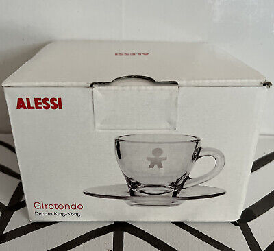 Alessi Alessi AKK91 D Girotondo King-Kong Mocha Cup & Saucer DISCONTINUED  8003299459667 