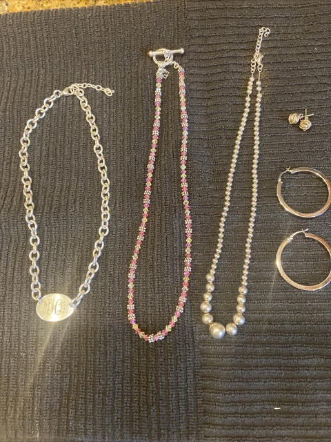 Mixed Lot of Sterling Silver Jewelry. Not Scrap!