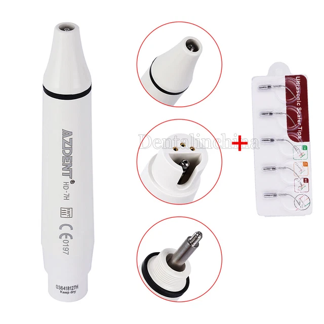 Dental Ultrasonic Piezo Scaler Handpiece LED / PD3D Perio Tips Fit SATELEC & DTE