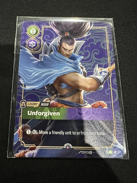 RIFTBOUND YASUO UNFORGIVEN METAL Card Houston Prize Wall Exclusive ...