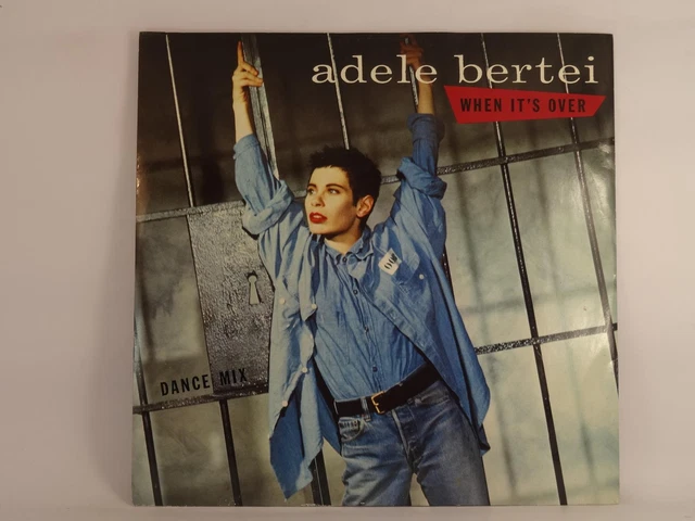 ADELE BERTEI WHEN IT'S OVER (5) 3 Track 12" Single Picture Sleeve