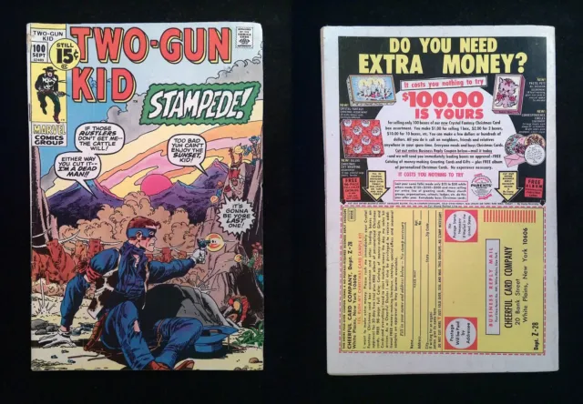 Two-Gun Kid #100  MARVEL Comics 1971 FN