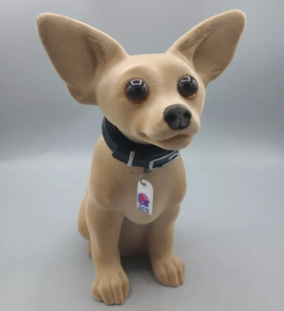 Vtg 90 1998 Taco Bell Chihuahua Dog Head Bobber Figurine Marketing Advertisement
