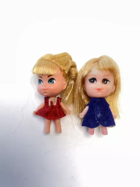Mattel Liddle Kiddles Lucky Locket Doll LORNA + a friend Vintage