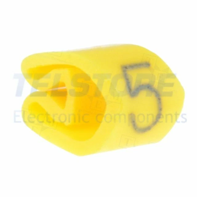 200pcs  0252611517 Segna cavi per cavi e fili Simbolo dell'etichetta 5 3÷5mm 025