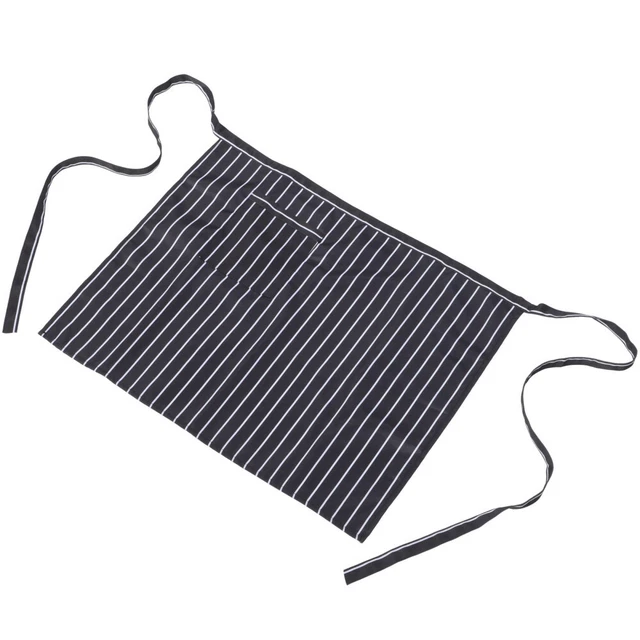Tablier Bavette De Travail Pour Cuisinier - Noir - Neuf - Sans Marque