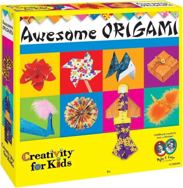 Origami pour Enfants Papier Kit Artisanat Set Carré Simple Face à Motif Japonais