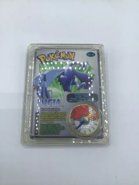 2002 Lugia Pokemon Nintendo Clip-On Compass Toy 5/15 Wendys Kids Meal