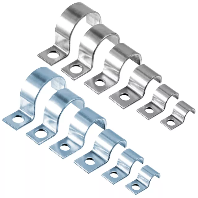 Kabelschellen DIN 72571 Stahl verzinkt VZ A2 A4 Rohr Traktor Befestigungsschelle