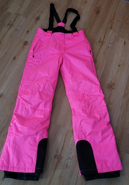 Kinder Skihose Schneehose Ski Hose Winter 146 152 Neon Pink Crivit