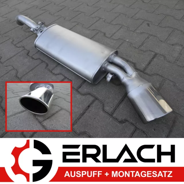 Endschalldämpfer für Vw Corrado 1.8i 16V KR Auspuff 7939