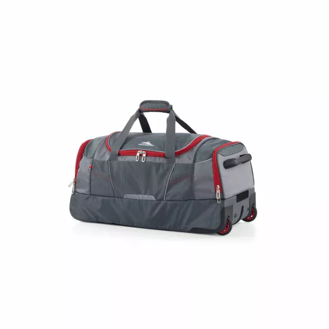 High Sierra Ultimate Access 3 66cm Wheeled Duffel Mercury-Crimson