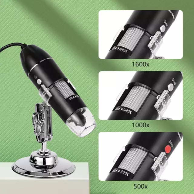 Digitale USB-Mikroskopkamera 500X LED-Lupe für die Handyreparatur (1600X)