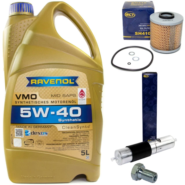MAHLE Set Tagliando Completo – Filtro Olio, Aria E Carburante – Ricambi Originali Per Auto