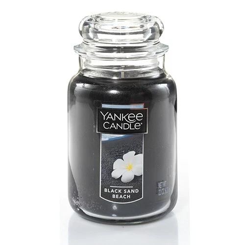 ☆☆Black Sand Beach☆☆Large Yankee Candle Jar 22Oz☆☆Free Shipping