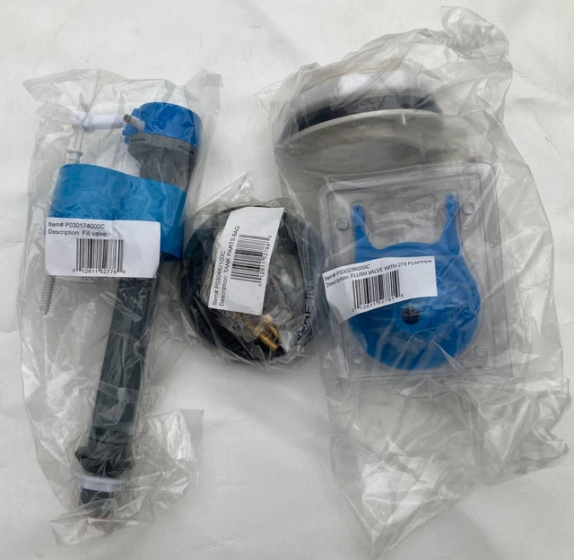 AMERICAN STANDARD TOILET Tank Flush Valve 279 Flapper Fill Valve Tank