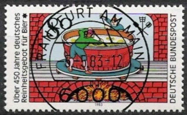 BUND Nr.1179 Reinheitsgebot Bier 1983 Vollstempel ffm