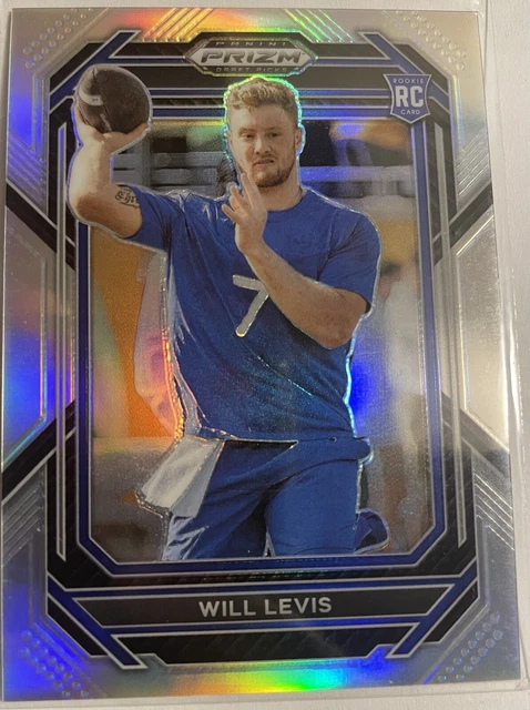 2023 Prizm Draft Picks Football RC Will Levis Silver Variation Tennessee Titans