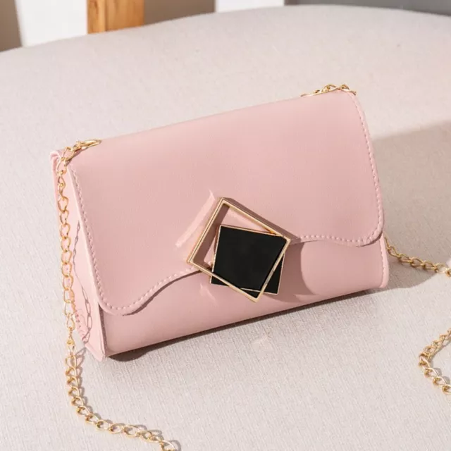 PU Leather Shoulder Bags Chain Handbags Durable Crossbody Bag  Women