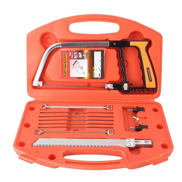 12Pcs Multifunction Handsaw Set,Hacksaw,Coping Saw, Bow Saw, Wood Saw, Steel Saw