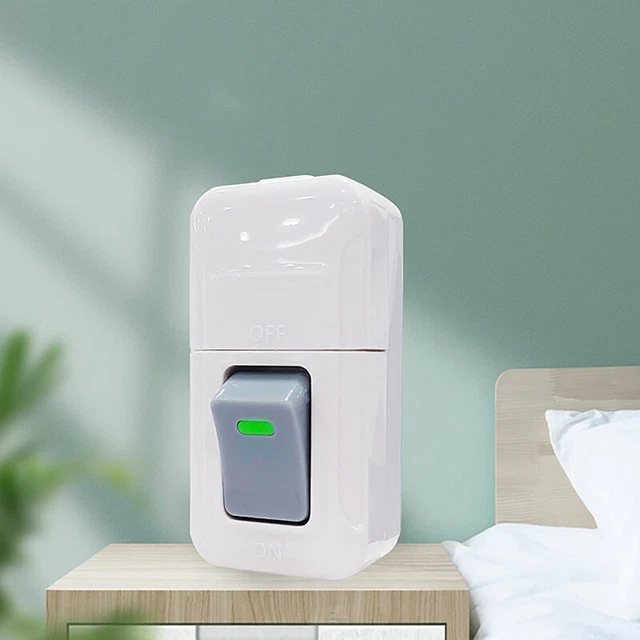 WHITE ON OFF Push Button Switch Table Led Lights Online Midway Control ...