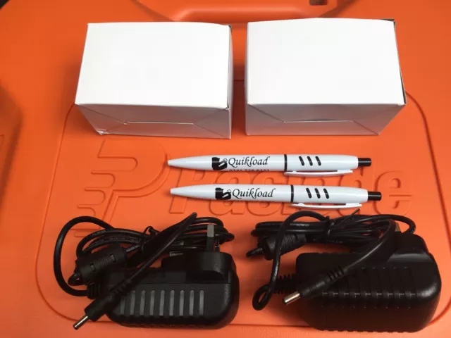 2 Replacement Paslode Ac/Dc Uk Adapter 2 Free Quikload Pens With Every Order