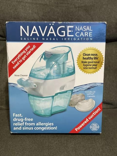 Paquete Navege Essentials: limpiador de nariz Navage