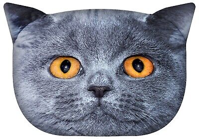 colori rosso e grigio Amilian® 40 cm x 60 cm federa decorativa per cuscino motivo con gatti 